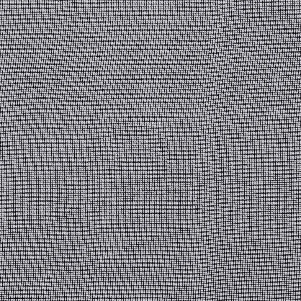 2 db fekete fátyolfüggönyök fülecske tetejével 140x260 cm