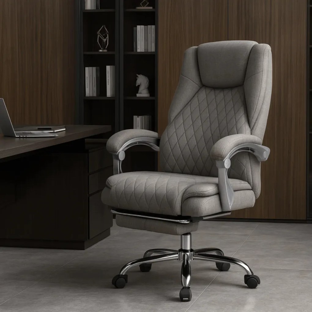 GIORGIO forgó masszázsfotel, szürke