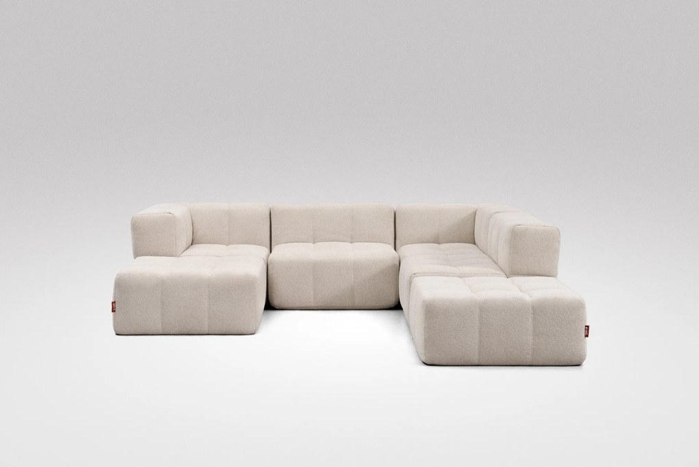 6 Teiliges Modulares Sofa – Beige