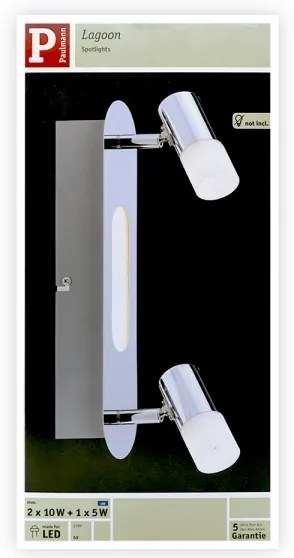 Paulmann 66647 - LED spotlámpa 2xG9/10W/230V + LED/5W