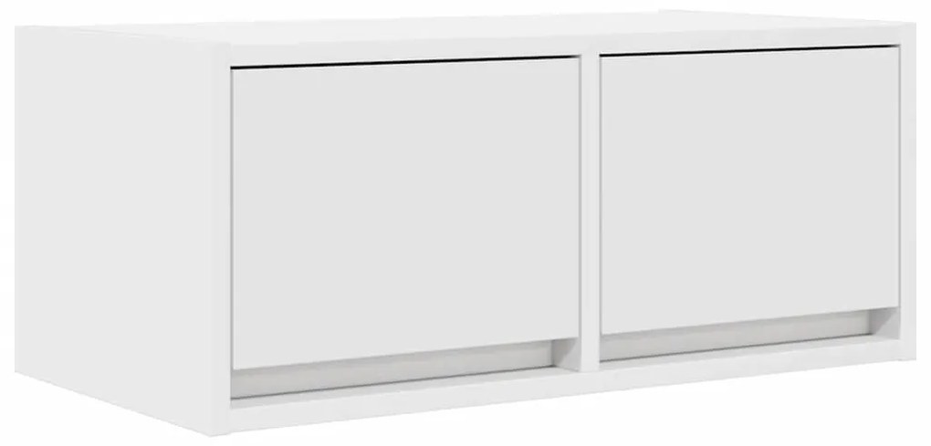 fehér szerelt fa TV-szekrény 60x31x25,5 cm