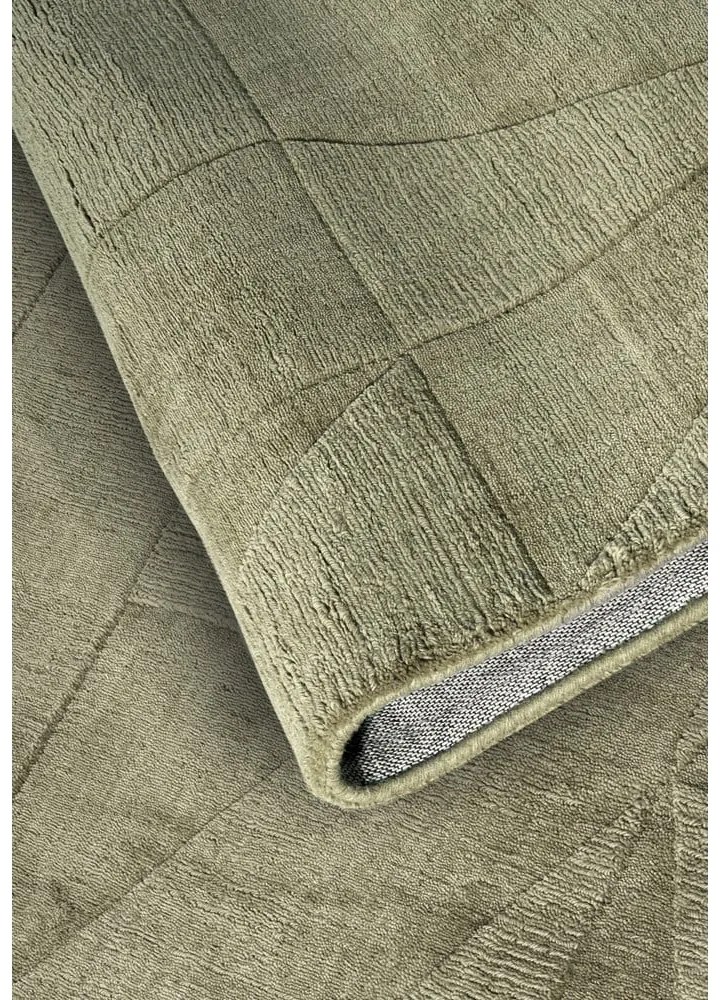 Zöld kézi szövésű gyapjú futószőnyeg 80x250 cm Ursule – Villeroy&Boch