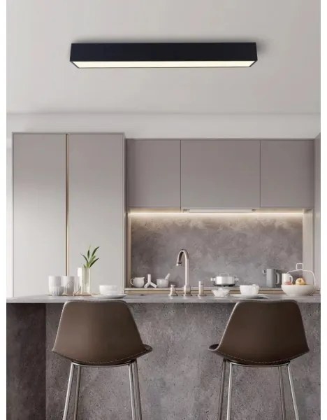 Immax NEO 07074-90-LED Dimmelhető mennyezeti lámpa CANTO 50W/230V fekete Tuya + távirányító