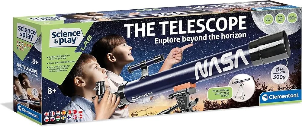 NASA teleszkóp szett Science & Play Clementoni