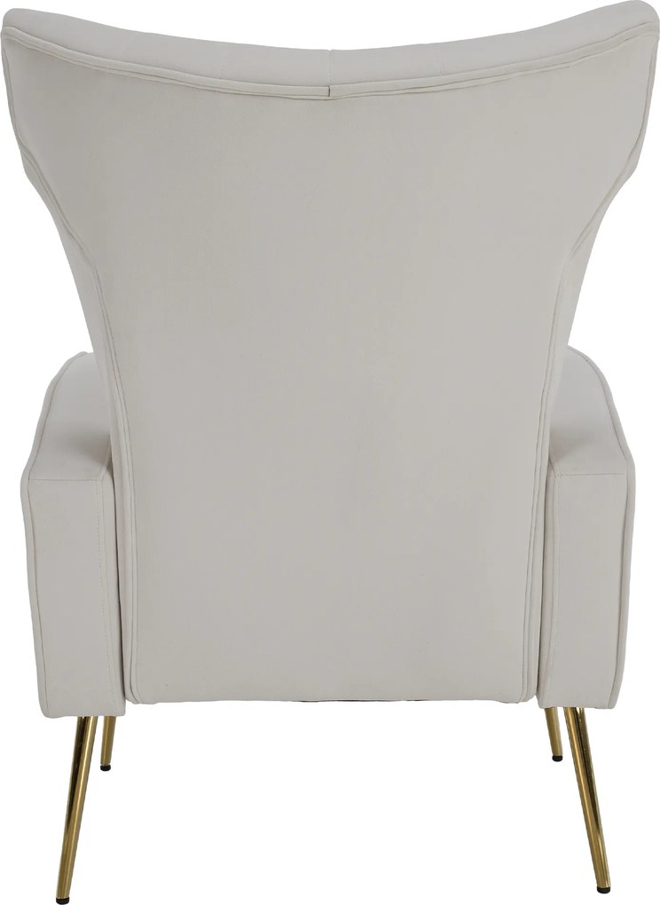 Relaxfotel, bézs Velvet szövet, BARET