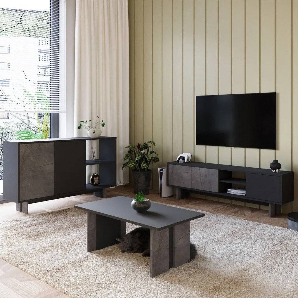 Ravello - Gordion Marble, Anthracite