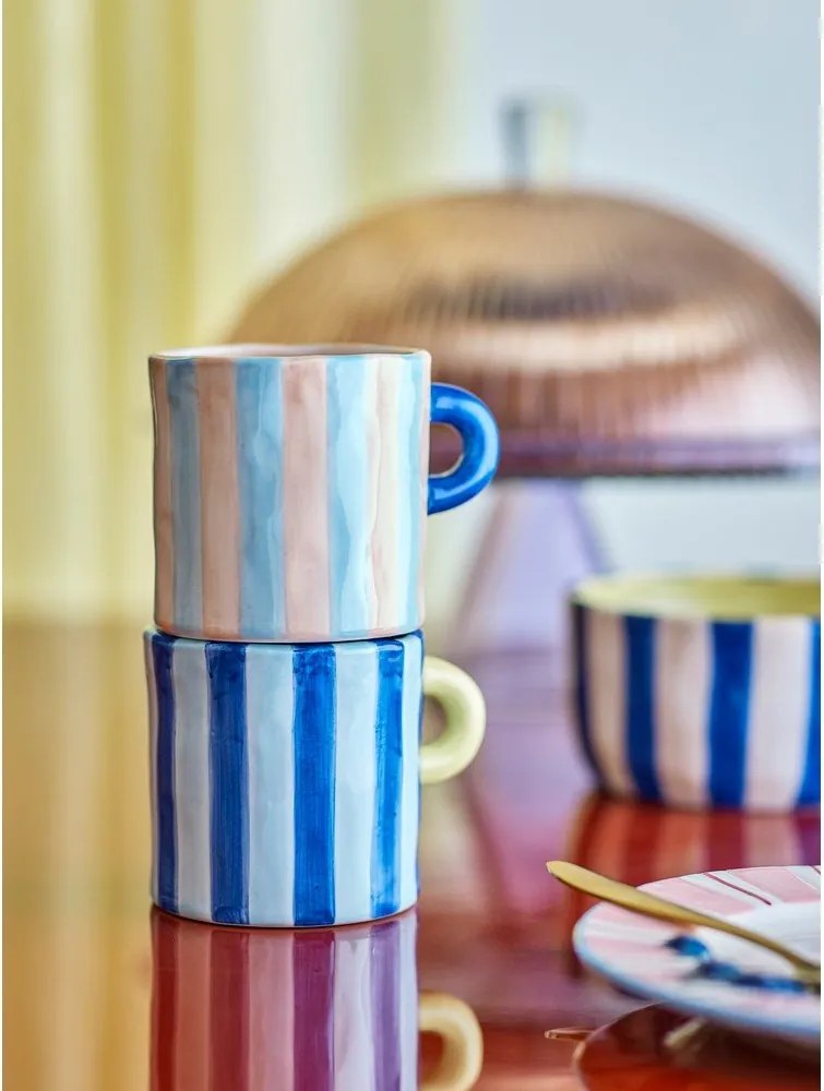 Kék-rózsaszín kerámia bögre szett 2 db-os 250 ml Phoenix – Bloomingville