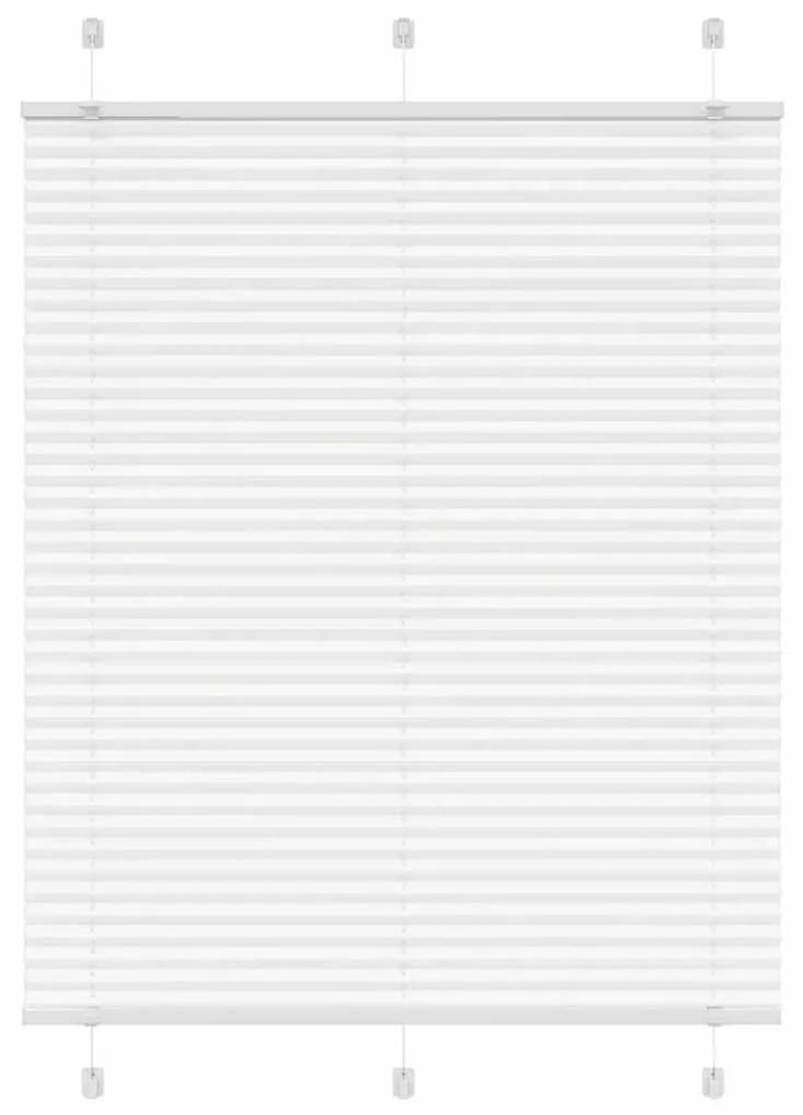 pliszírozott redőny Fehér 105x100cm szövetszélesség 104,4cm