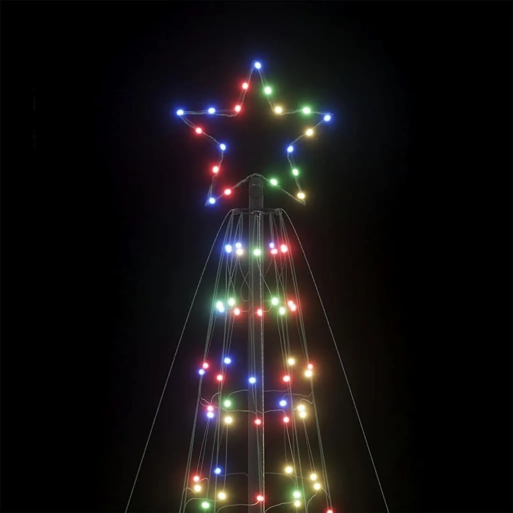 színes LED karácsonyfa tüskékkel 1534 LED 500 cm