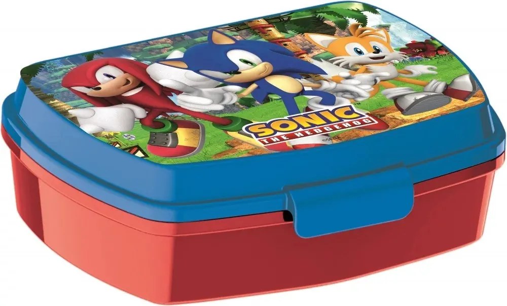 Sonic a sündisznó Friends funny műanyag szendvicsdoboz
