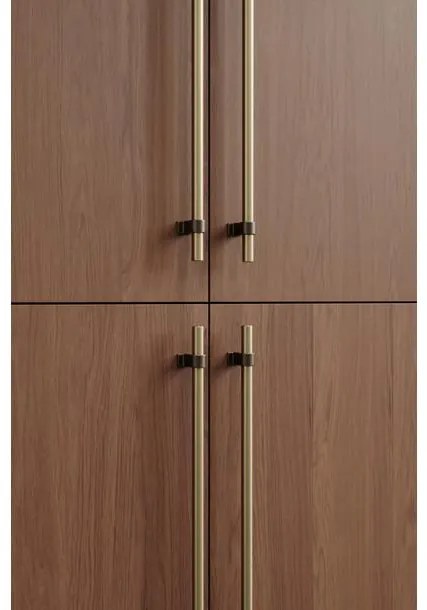 Fogantyú Furnipart BOND 320mm, fém-akumínium, antik barna - finoman csiszolt sárgaréz