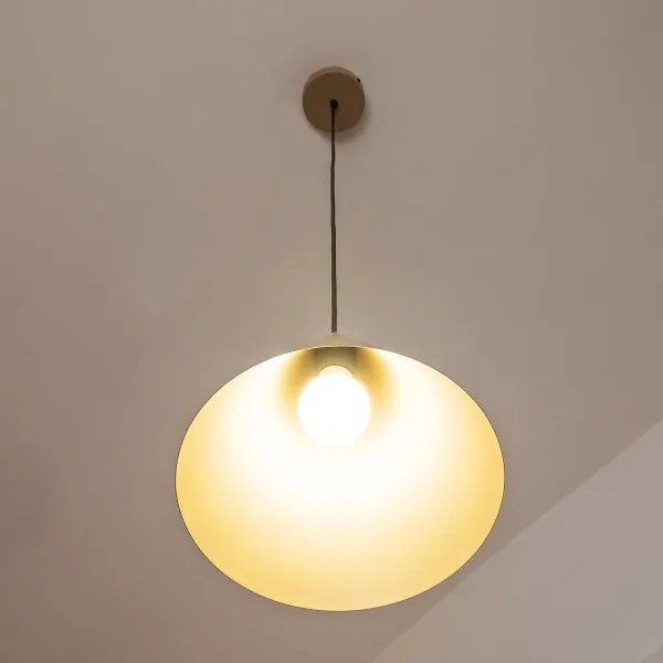 ETNA II kábeles függeszték 1xE27/15W/230V, átm. 25 cm, bézs