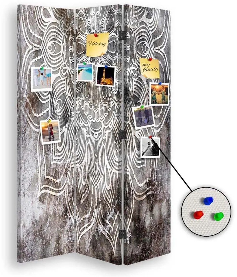 Gario Paraván Keleti díszítéssel Méret: 145 x 170 cm, Kivitelezés: Klasszikus paraván