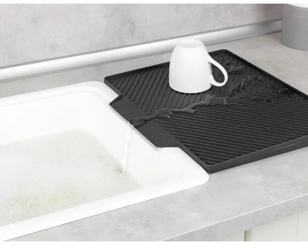 WENKO 54771100 - NELIA edényszárító 34x40 cm fekete