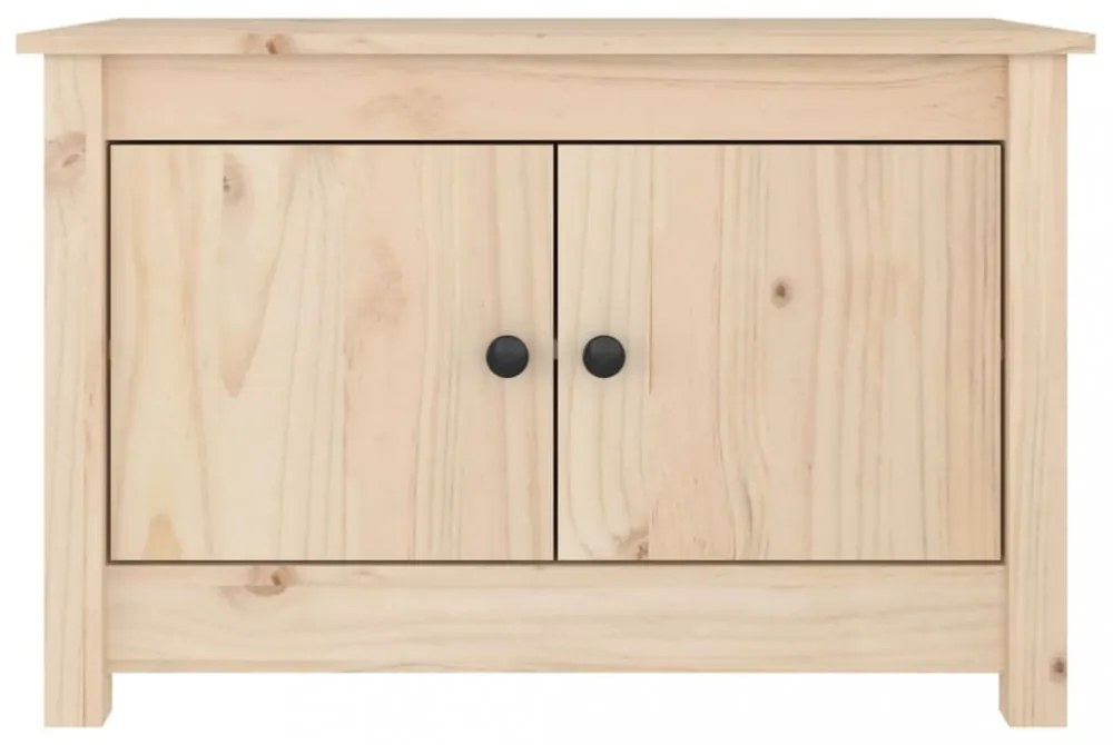 vidaXL tömör fenyőfa cipősszekrény 70 x 38 x 45,5 cm