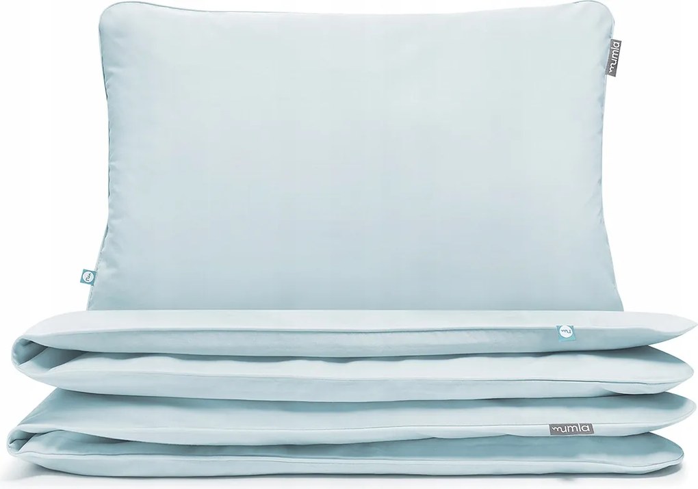 Ágyneműhuzat Basic Kék 160x200 cm 2x 60x50 cm Mumla