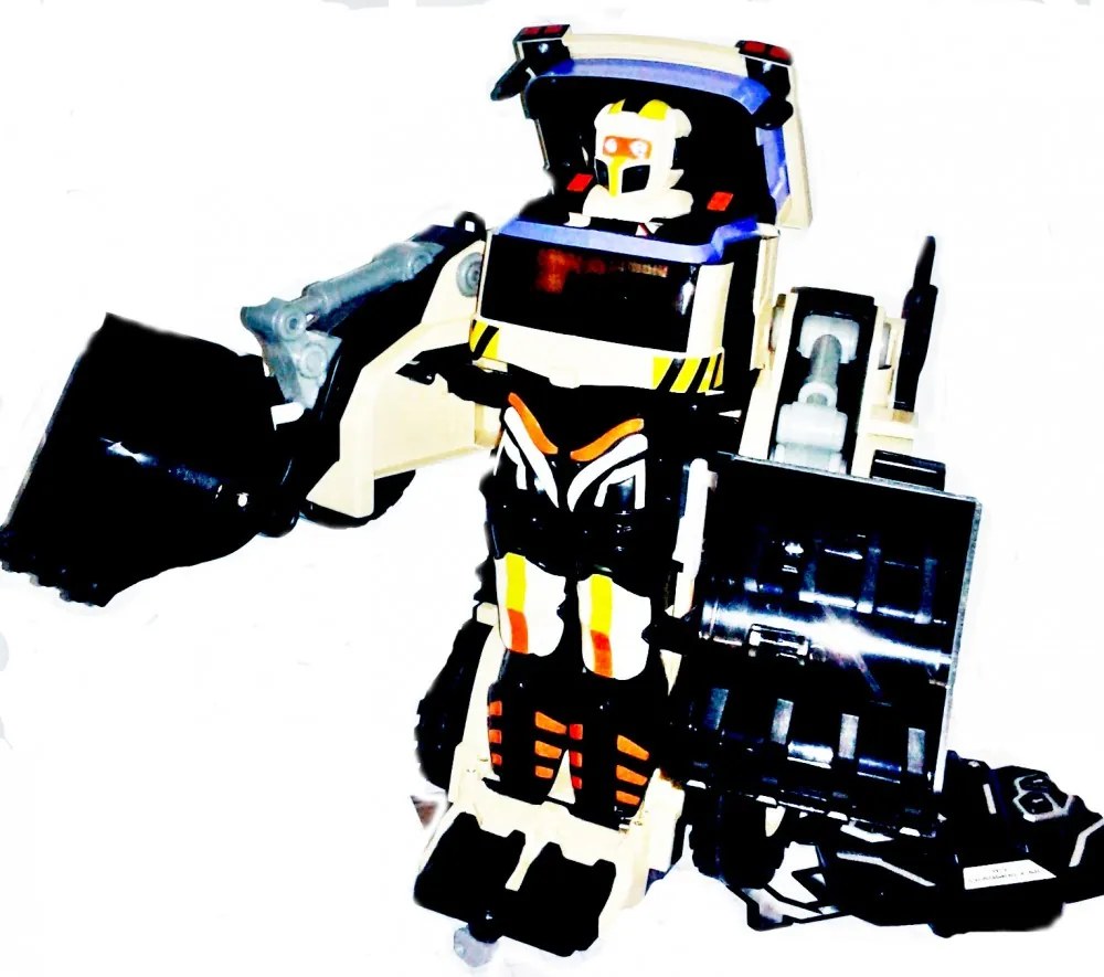 Jaki Óriás 45 Cm Autobot Kotró Gép Transformer Munkagép Hangvezérléssel