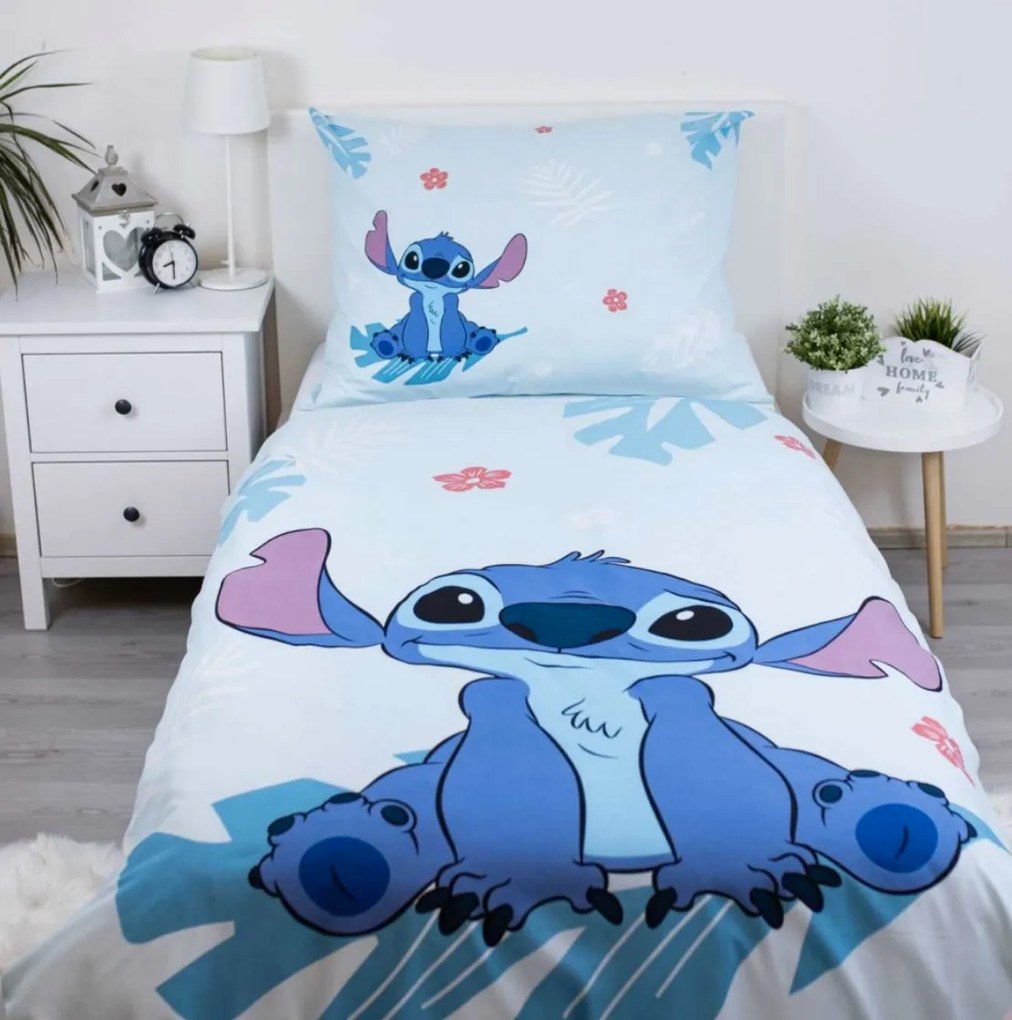 Disney Lilo and Stitch ágyneműhuzat 140x200cm+90x70cm Setino