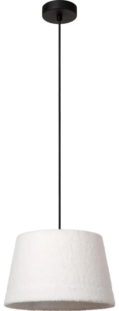 Lucide 10416/01/38 - Csillár zsinóron WOOLLY 1xE27/60W/230V krémes