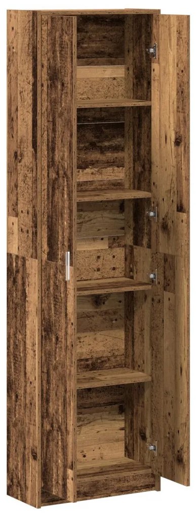 Gardrób Régi Fa 55x25x189 cm Szerelt Fa