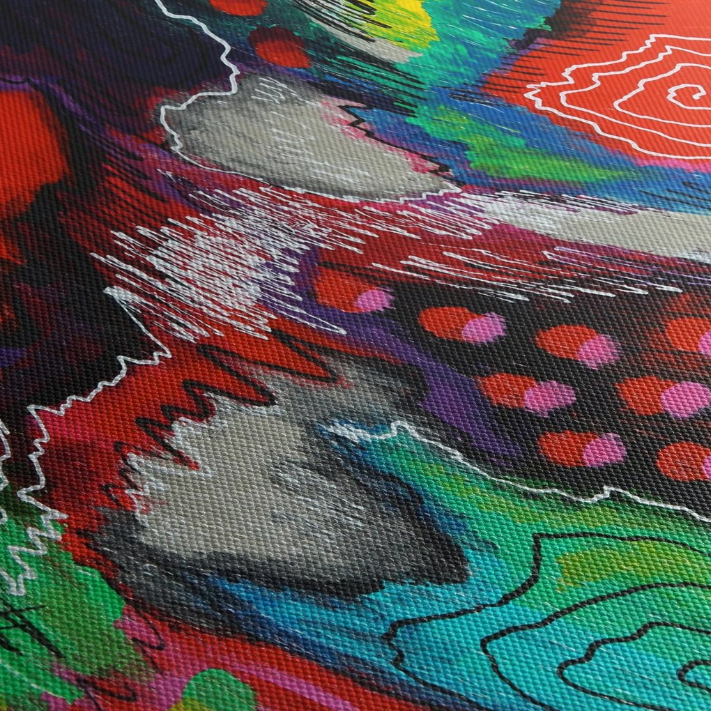 Absztrakt kép - színek (90x60 cm)