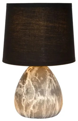 Lucide 47508/81/30 - Asztali lámpa MARMO 1xE14/40W/230V fekete