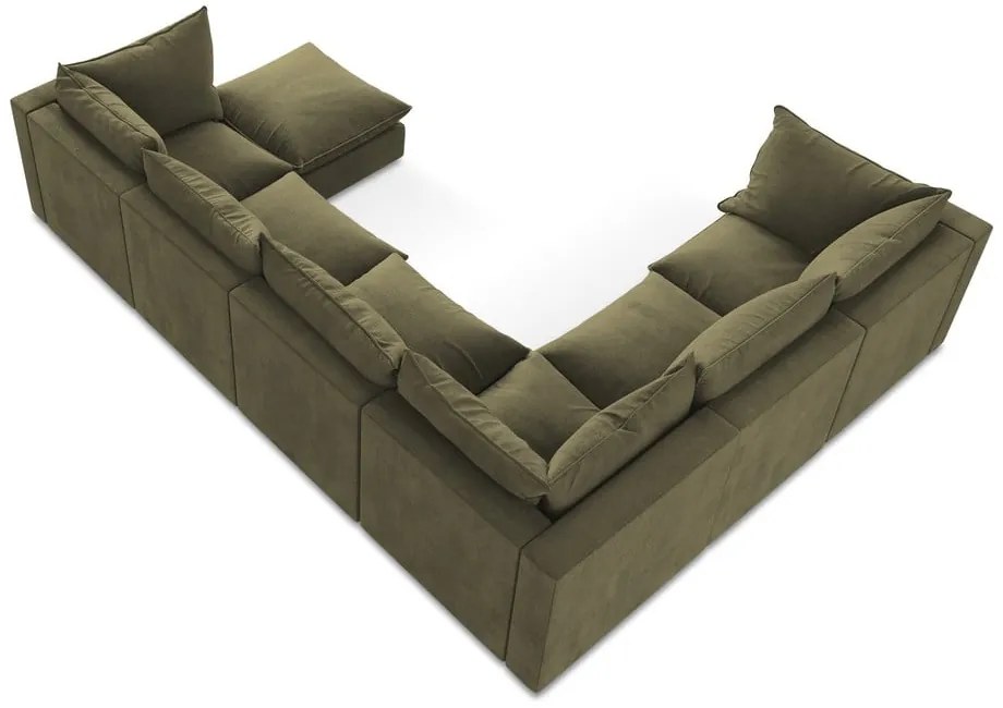 Khaki sarokkanapé (bal oldali-U alakú) Manao – Makamii