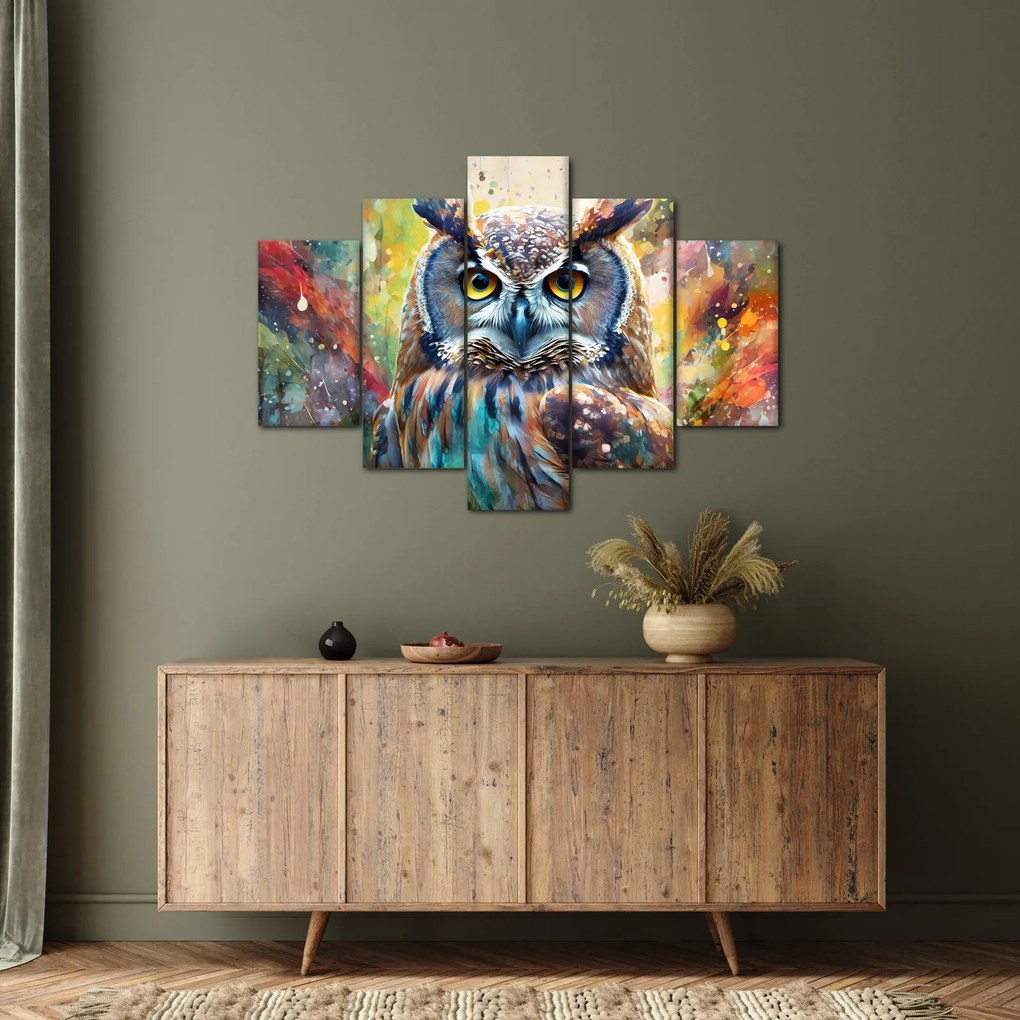Kép - Egy bagoly festménye (150x105 cm)