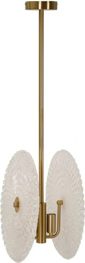 Aranyszínű függőlámpa üveg búrával Glass – Mauro Ferretti