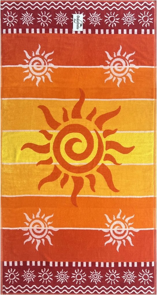 STROMBOLI Strandtörölköző narancs 165x90cm