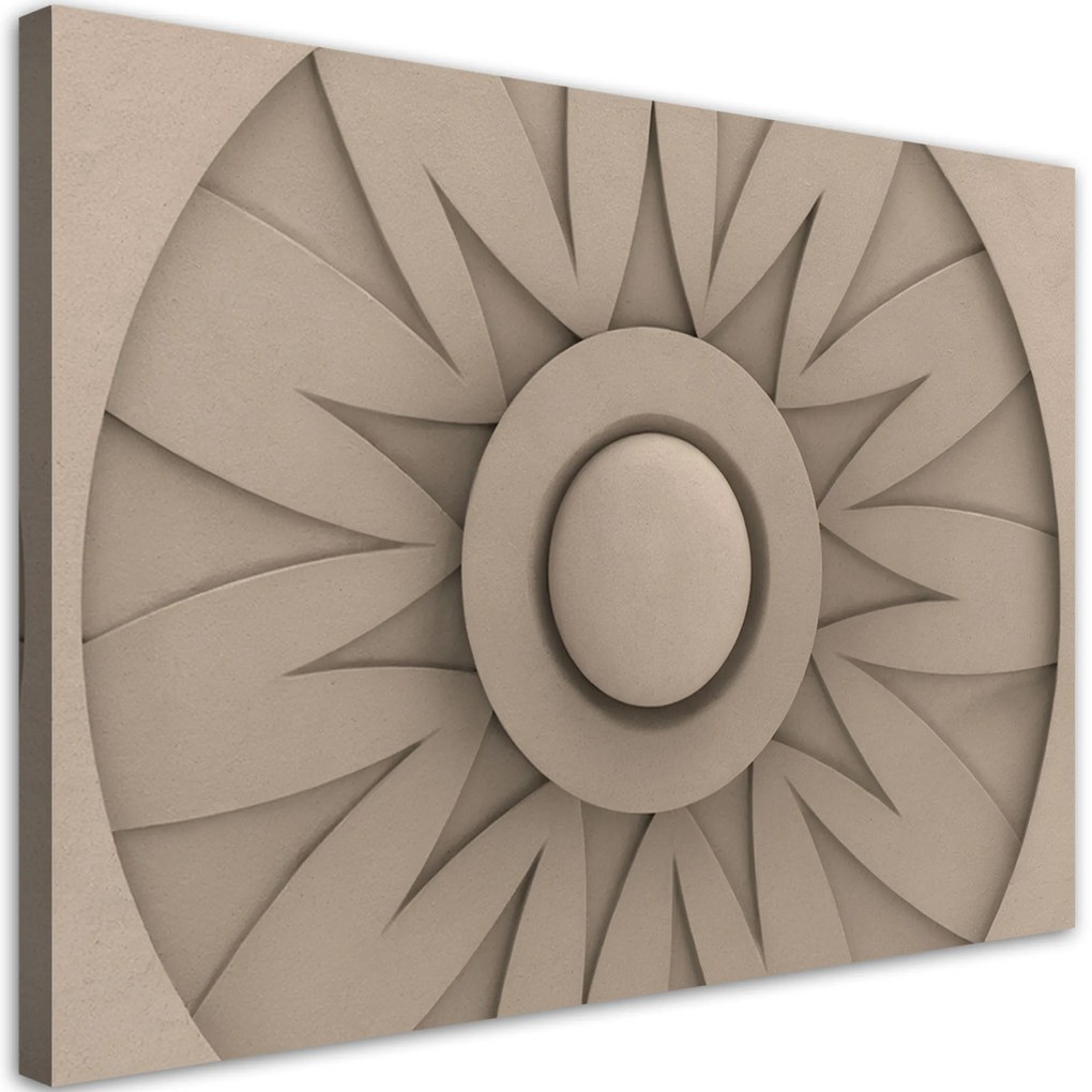 Gario Vászonkép Absztrakt 3d rozetta Méret: 100 x 70 cm