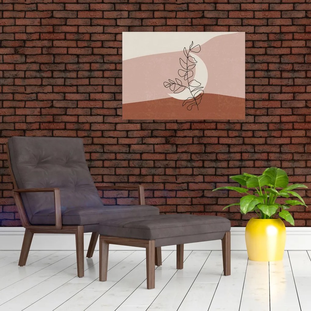 Kép - Boho levelek N⁰2 (70x50 cm)
