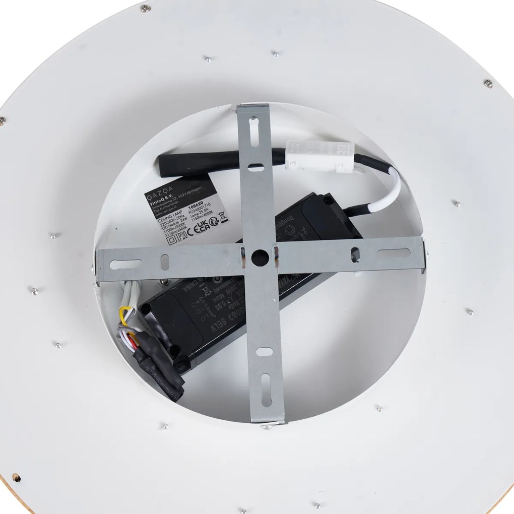 Skandináv mennyezeti lámpa fa 40 cm LED-del, dimmelhető - Pecker