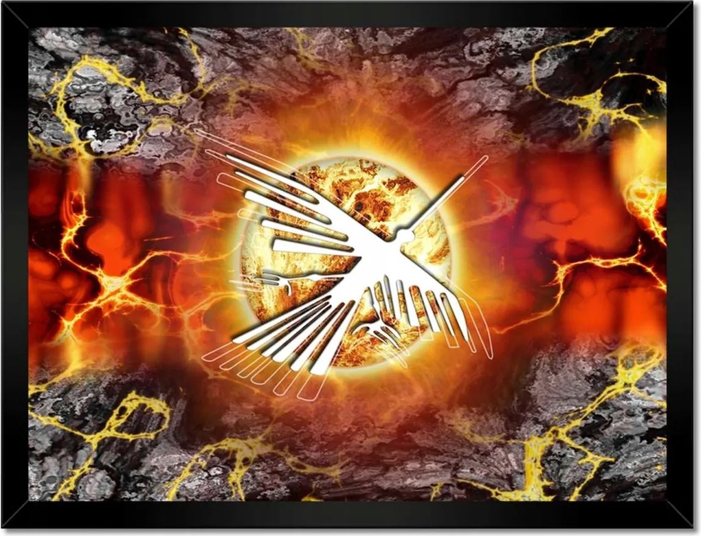 Poszterek keretben 40x30 A jólét madara