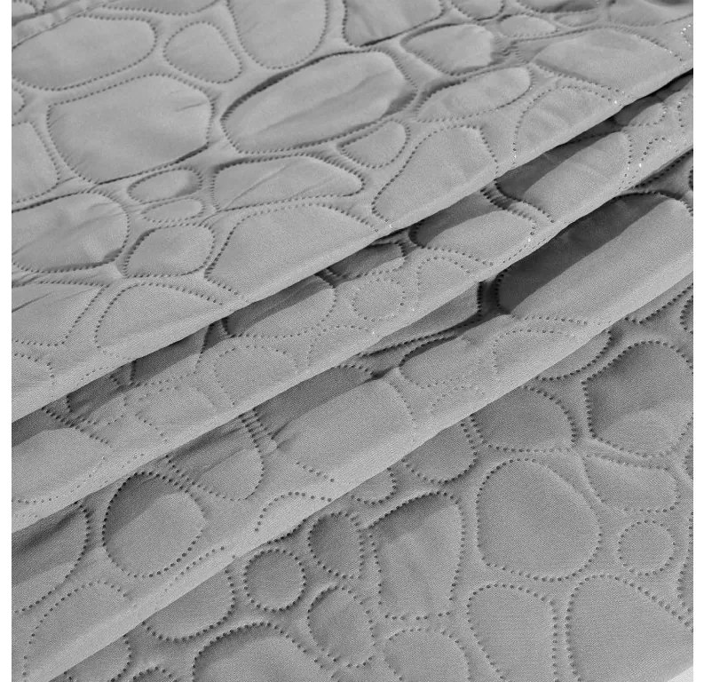 Világosszürke STONE ágytakaró Méret: 170 x 210 cm