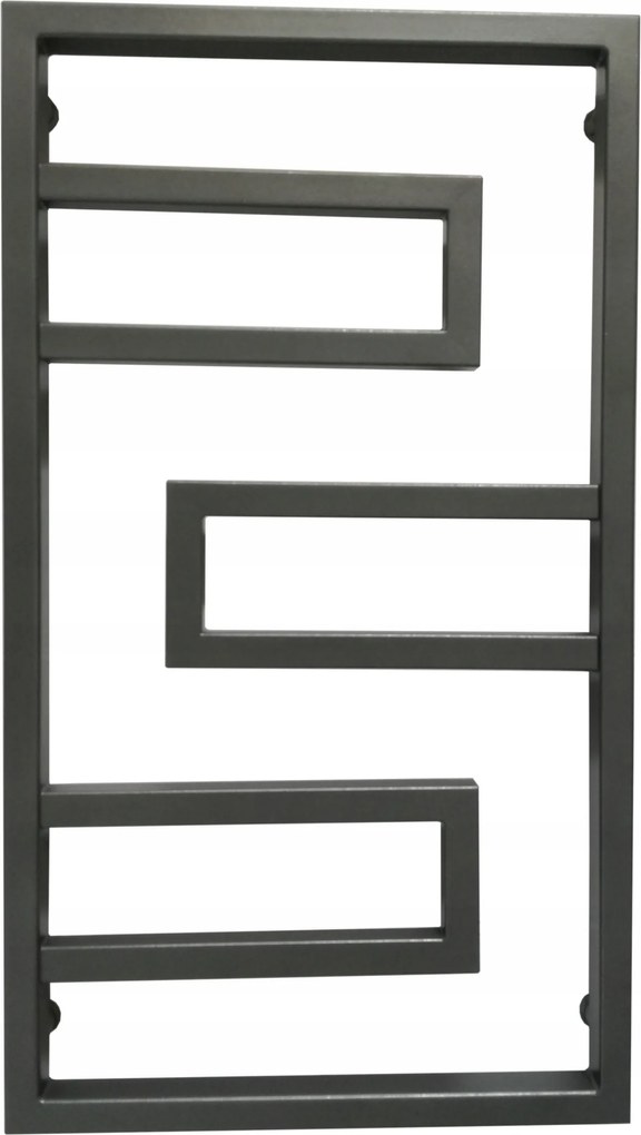 Dekorációs radiátor Tores 94x53 antracit