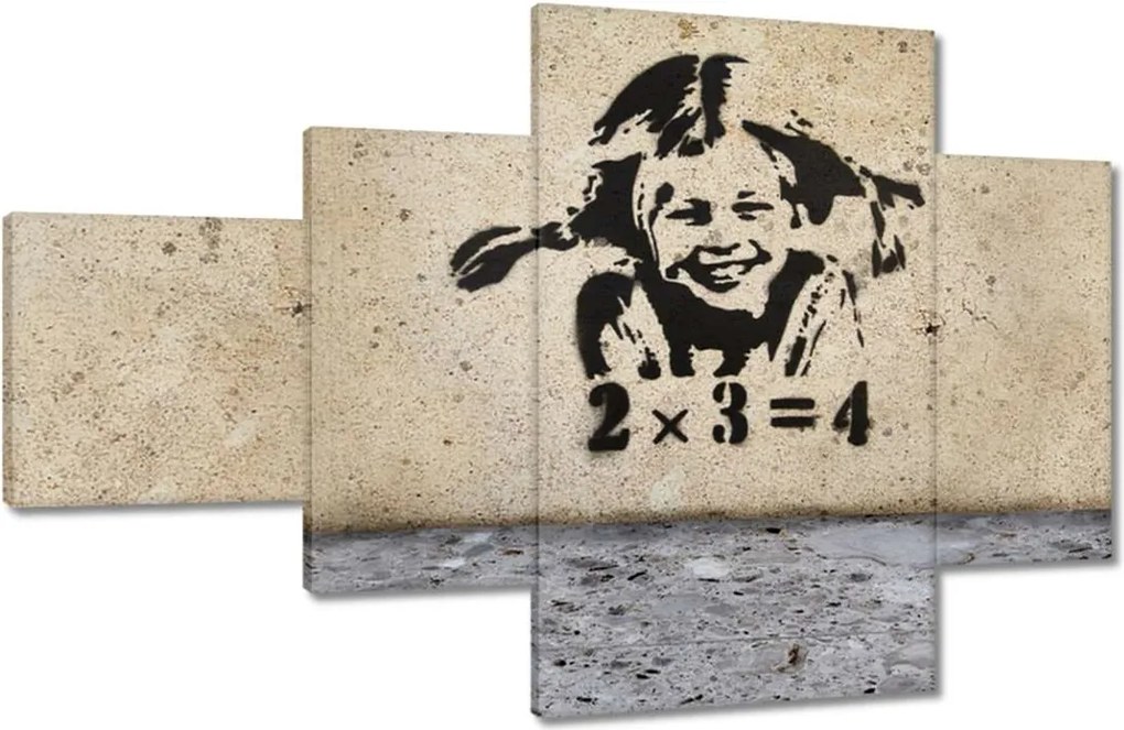 Festmények 130x80 Banksy A szeplős lány