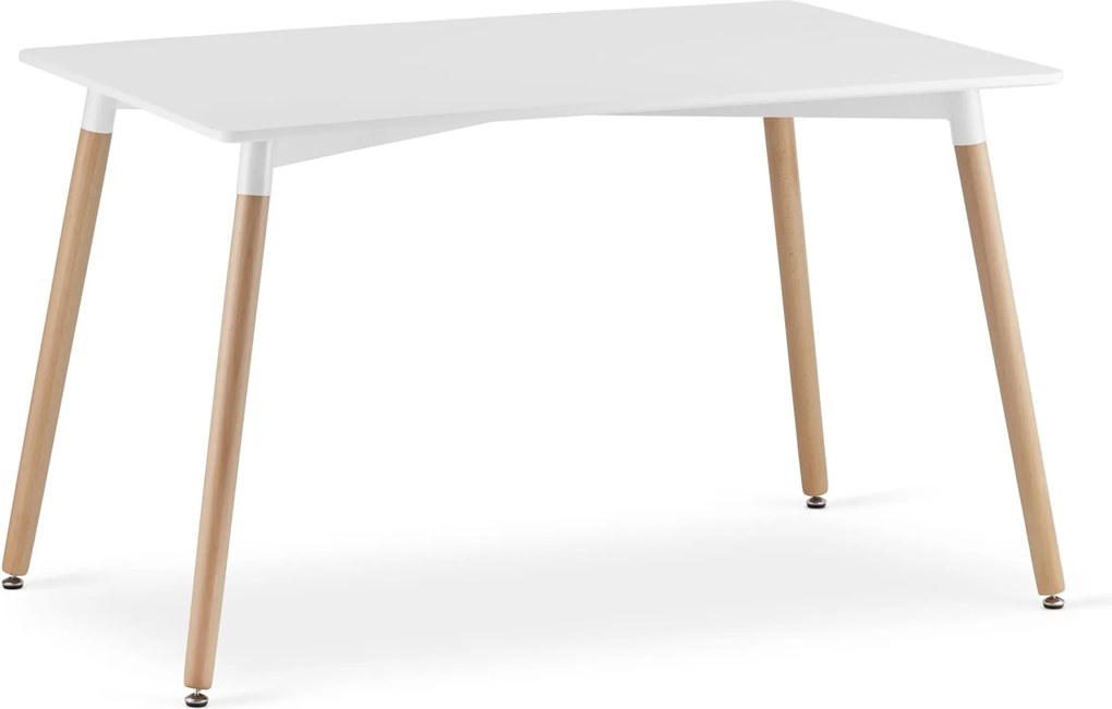 AKCIÓ Fehér étkezőasztal ADRIA 120x80 cm II. osztály