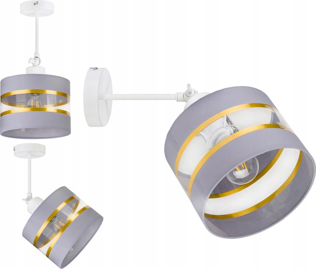 Lámpa Fali Lámpa állítható Loft Lámpabúra 20cm