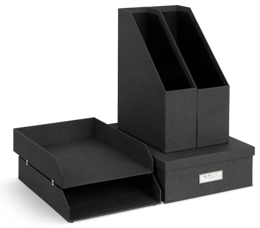 Karton rendszerező szett dokumentumokhoz 5 db-os Holger – Bigso Box of Sweden