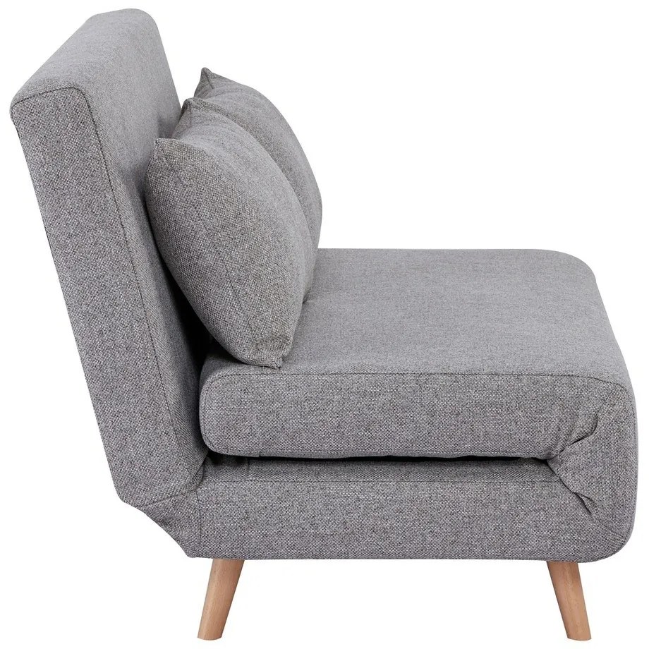 Szürke kinyitható kanapé 140 cm Marlow – House Nordic