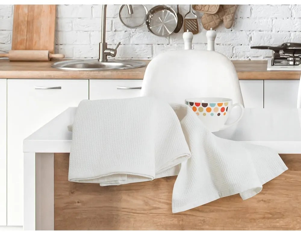 Pamut konyharuha szett 3 db-os 40x60 cm Wafle – B.E.S.