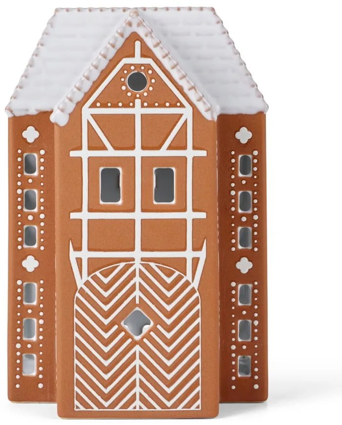 Kerámia gyertyatartó teamécseshez Gingerbread Lighthouse – Kähler Design