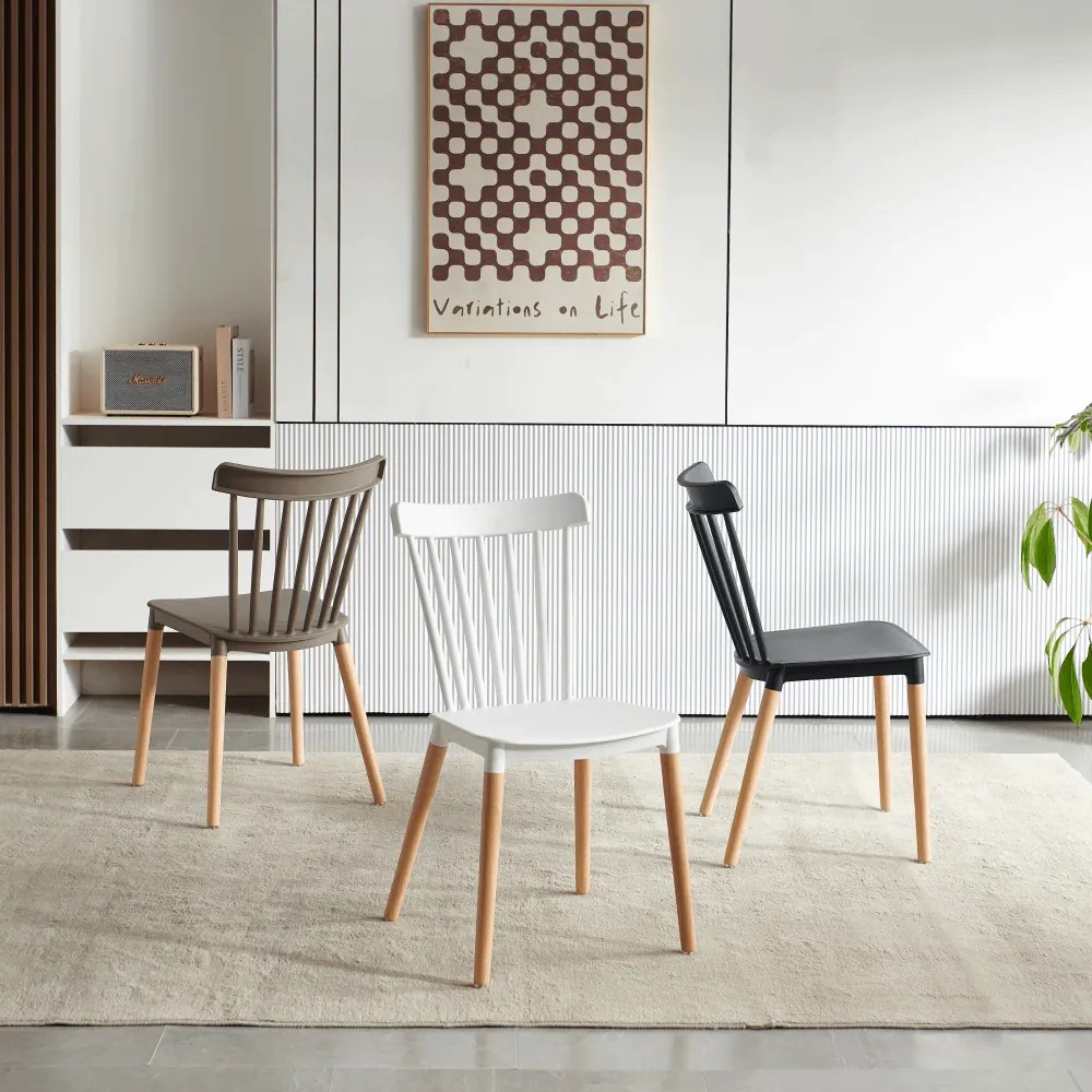 Étkezőszék, szürke/bükk, ZOSIMA