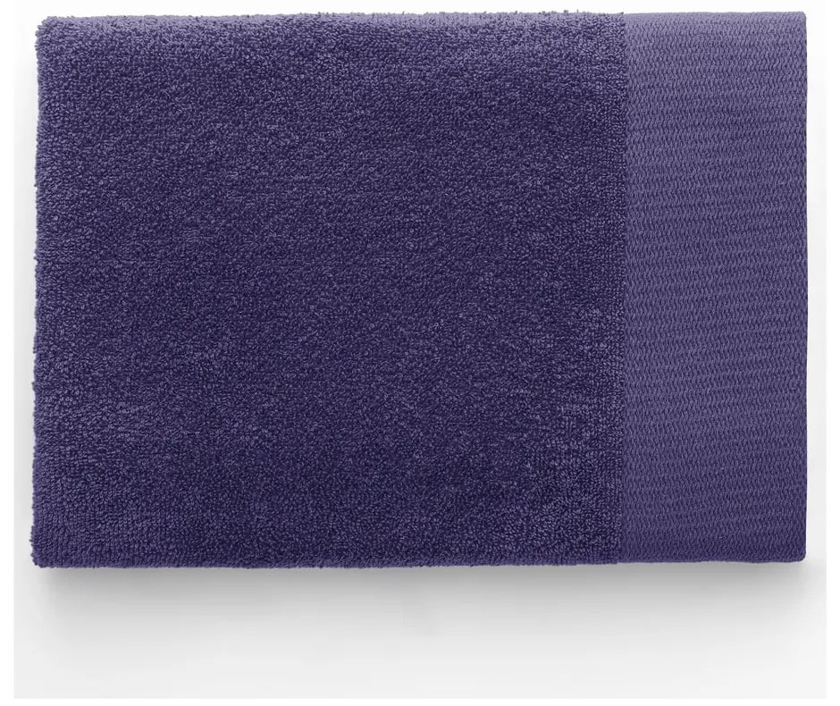Lila frottír pamut törölköző 50x100 cm Amari – Restilo