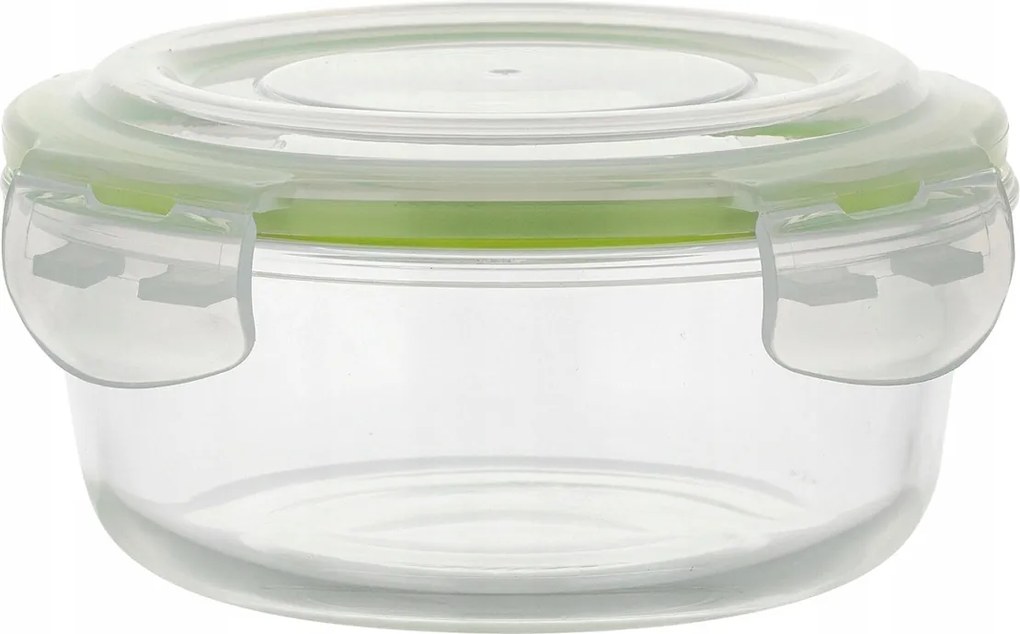 Ételtároló Doboz Üveg Kerek 620ml Uzsonnás Doboz Hőálló Reggeliző