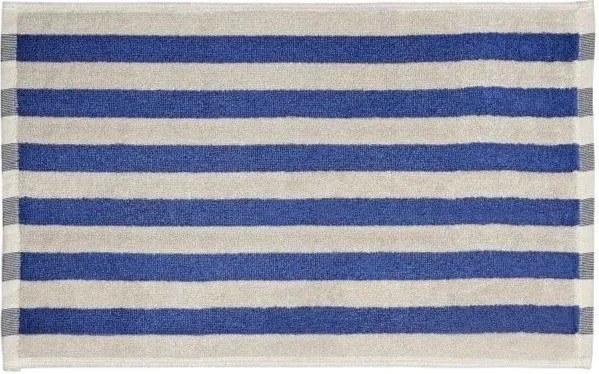 Kék-krémszínű frottír bio pamut törölköző szett 2 db-os 30x50 cm Arto – Blomus