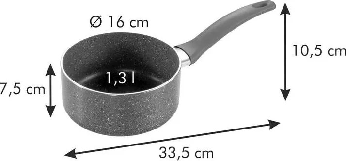 Tescoma Manico Rosso serpen 16 cm, 1,3 l