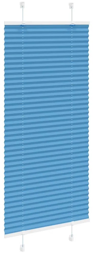 pliszírozott redőny kék 55x100 cm szövetszélesség 54,4 cm