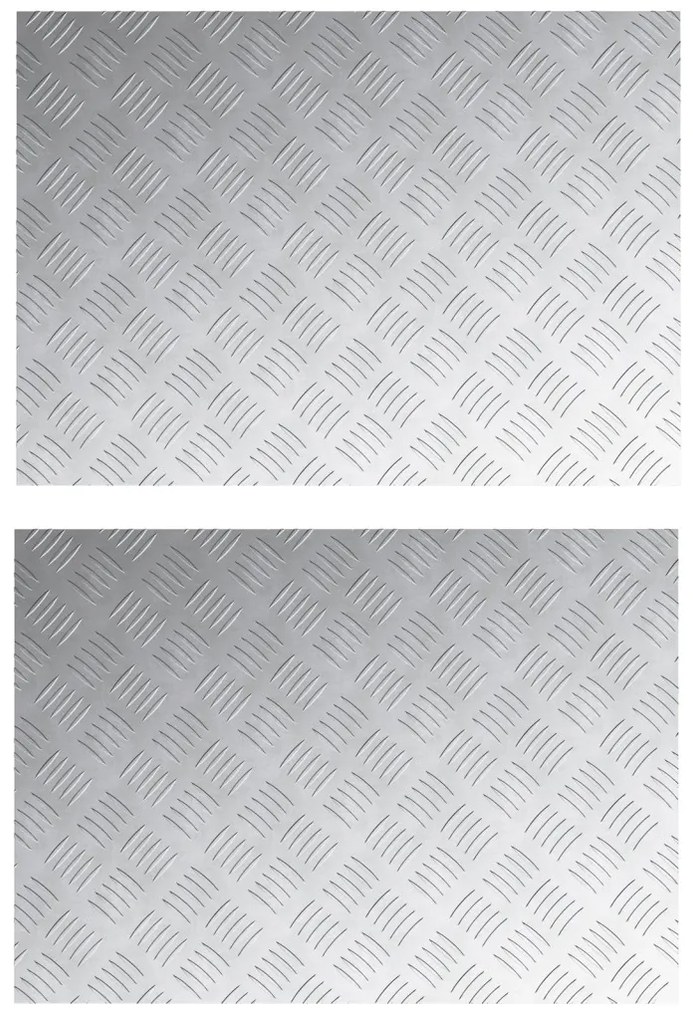 Alumínium Rácslemezek 2 db Csúszásmentes 70x50 cm